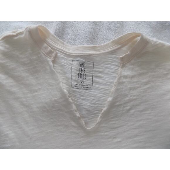 We The Free oversized tissue tee cream short sleeve size Medium - Picture 8 of 11